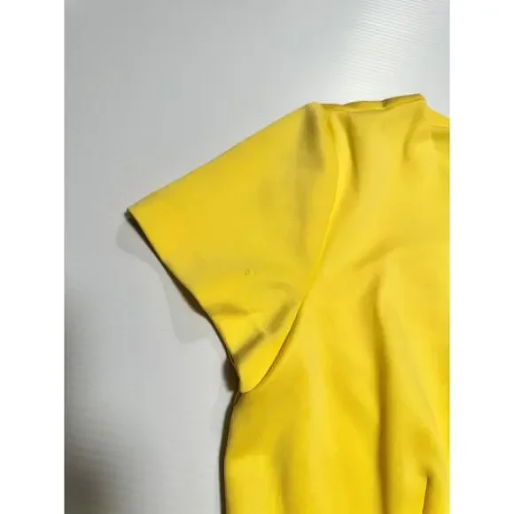 Betsey Johnson A-Line Mini Dress Yellow Women’s 4 Daisy 60s Retro Dopamine - Picture 15 of 16